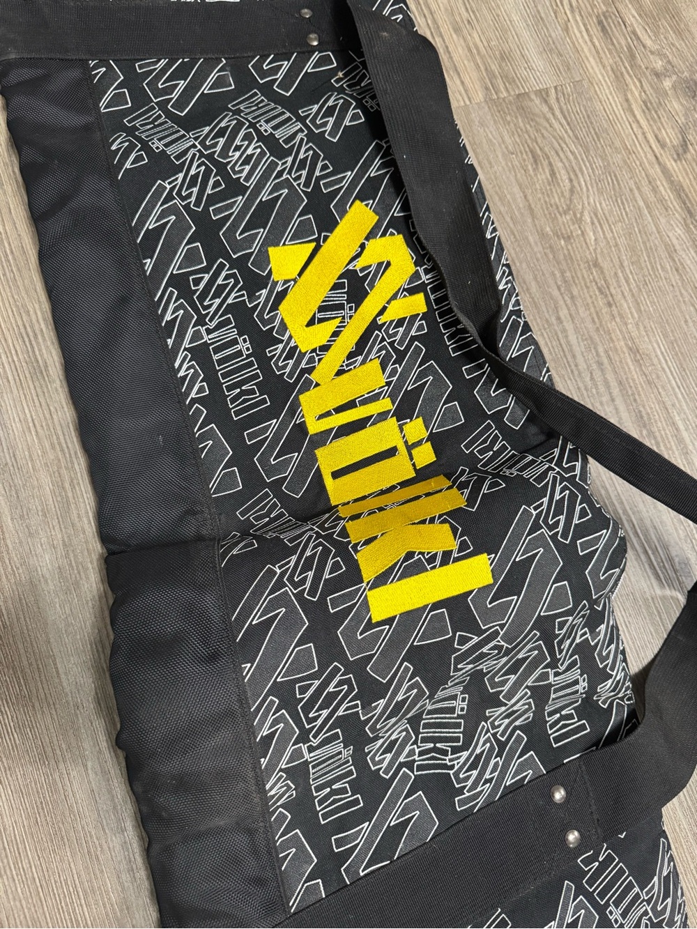 Volkl Travel Ski Snowboard Bag 66" X 11" Black Extendable All Over Print - Picture 2 of 9